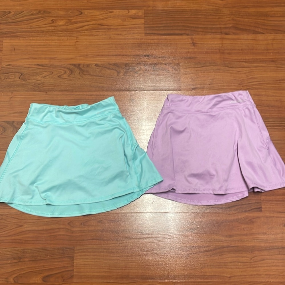 Eddie Bauer Girls' Skort Duo in Aqua and Lavender
